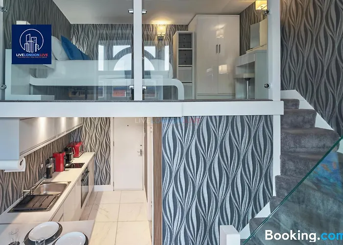 Last-Minute Specials L Sleeps Up To 3 L Spectacular Studio Apartment By Live London Short Lets & Serviced Accommodation